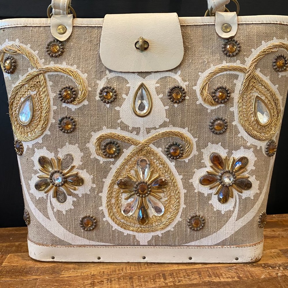 Enid Collins Vintage Purse - Paisley - Picture 2 of 8